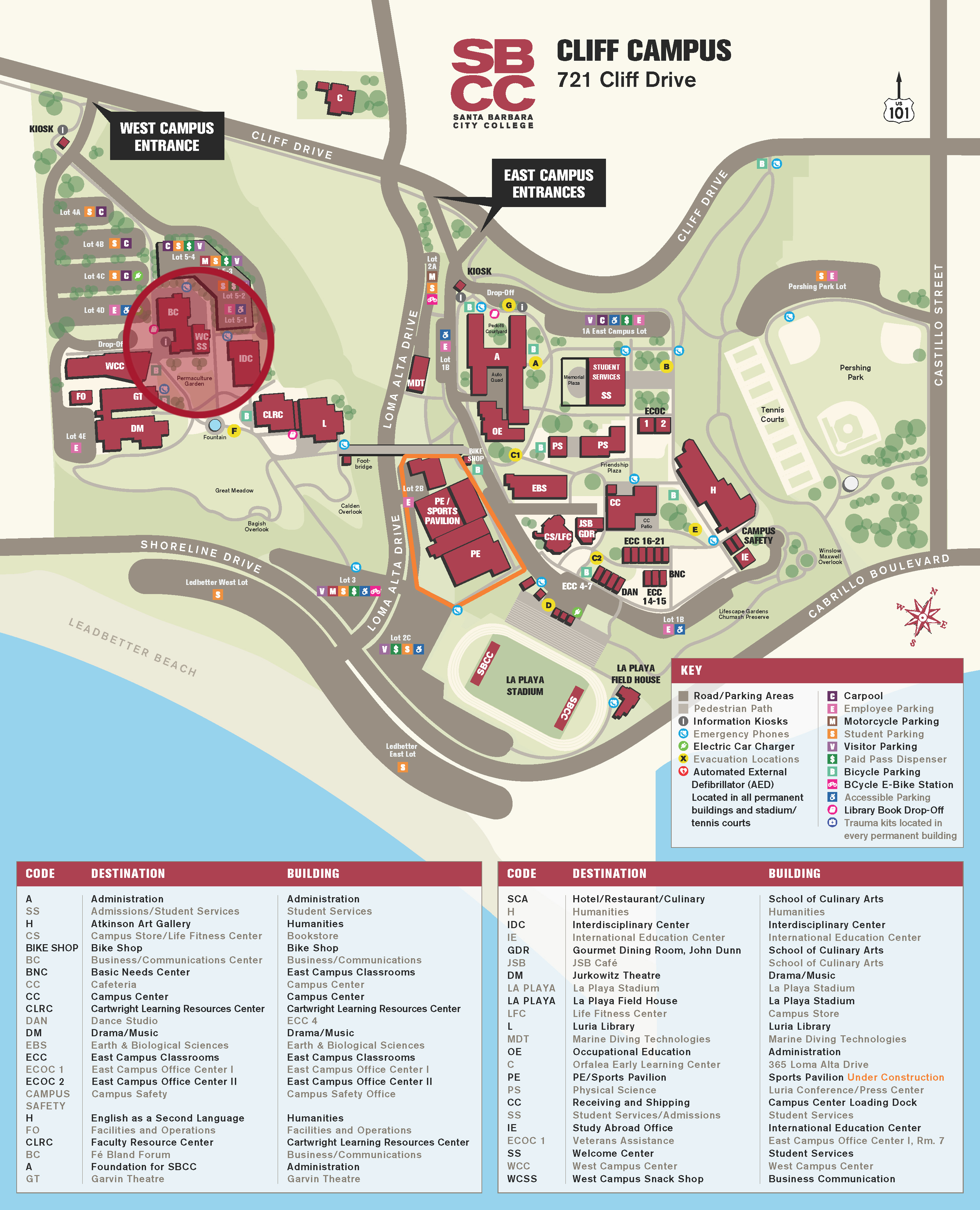 West Campus Cafeteria Location